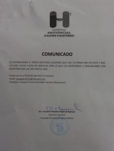 COMUNICADO